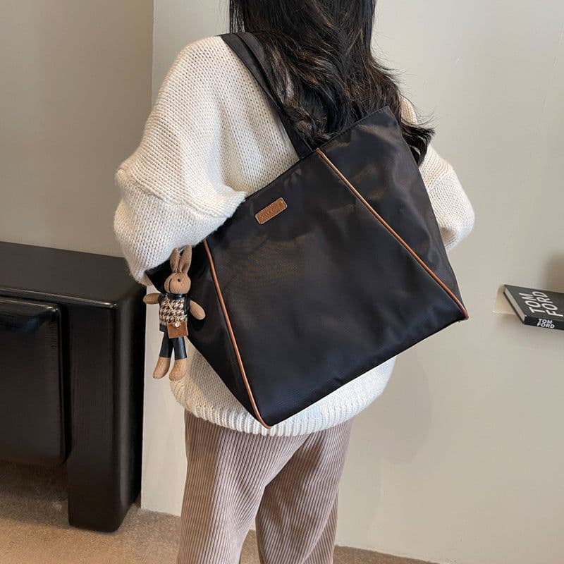 image-Large Capacity Tote Korean Style Commuter Shoulder Bag Spring And Summer New Fashion All-match Leisure Commute Tote Bag