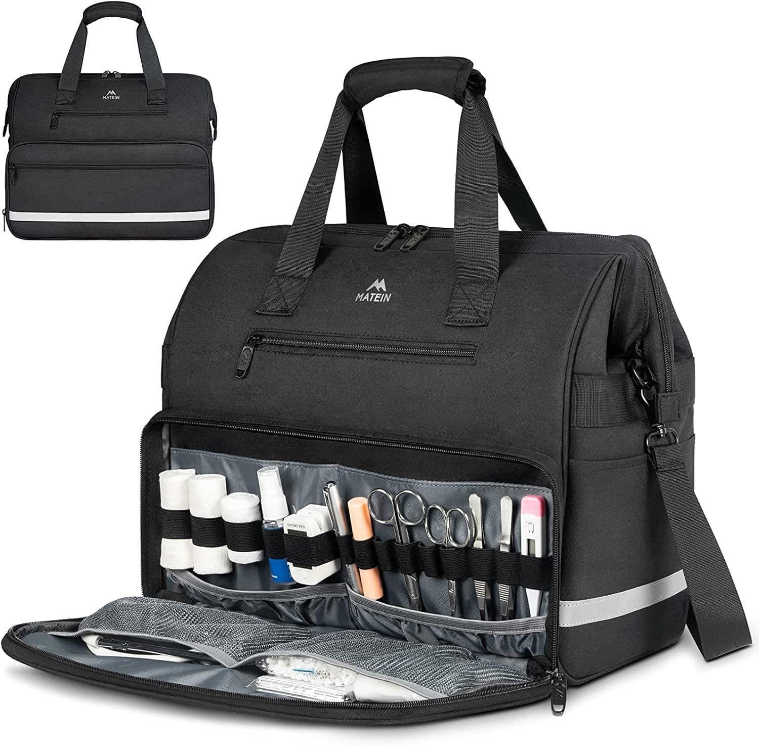 image-Large Capacity Organizer Gauze Tweezer Toolkit