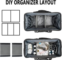 image-Large Capacity Organizer Gauze Tweezer Toolkit