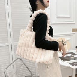 image-Women's Fashion All-matching Fur Bag