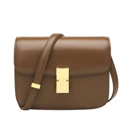 image-Women's Retro Leather Shoulder Messenger Bag