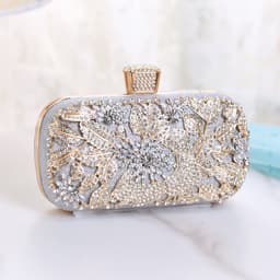 image-European And American Ladies Handbag With Diamonds