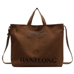 image-Women's Large-capacity Canvas Shoulder Messenger Bag