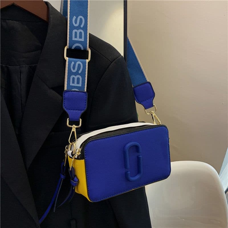 image-Bag Fashionable Wide Shoulder Strap Crossbody Small Bag Fashionable All-match Small Square Bag