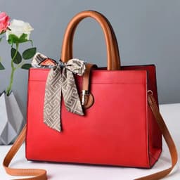 image-Fashion Women's Portable Large Capacity Shoulder Messenger Bag