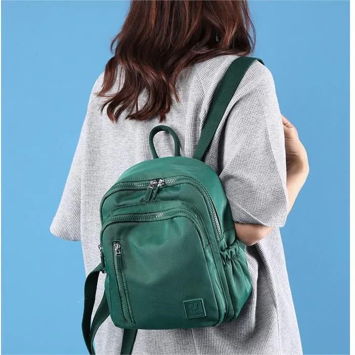 image-New Nylon Water Repellent Large-capacity Backpack Female Lightweight Backpack
