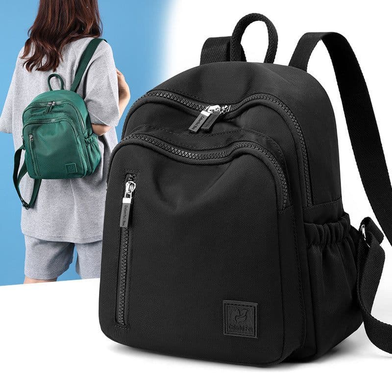 image-New Nylon Water Repellent Large-capacity Backpack Female Lightweight Backpack