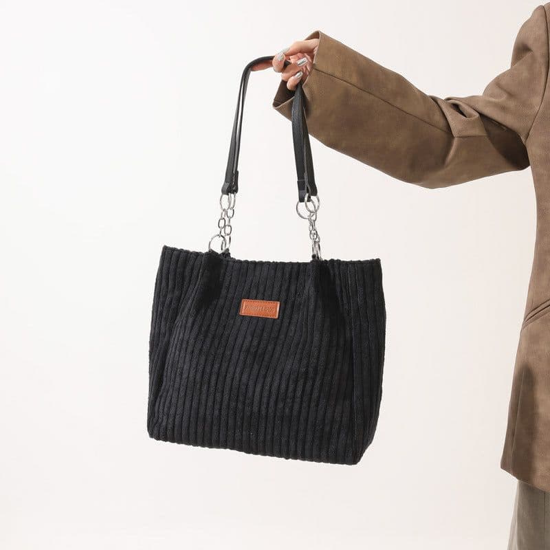 image-Autumn And Winter Large Capacity Tote Bags For Women