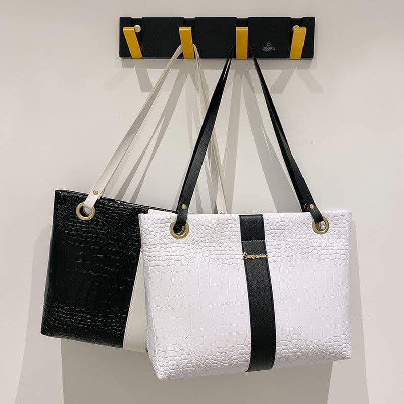 image-Large Capacity Mummy Bag Shopping Bag Handbag