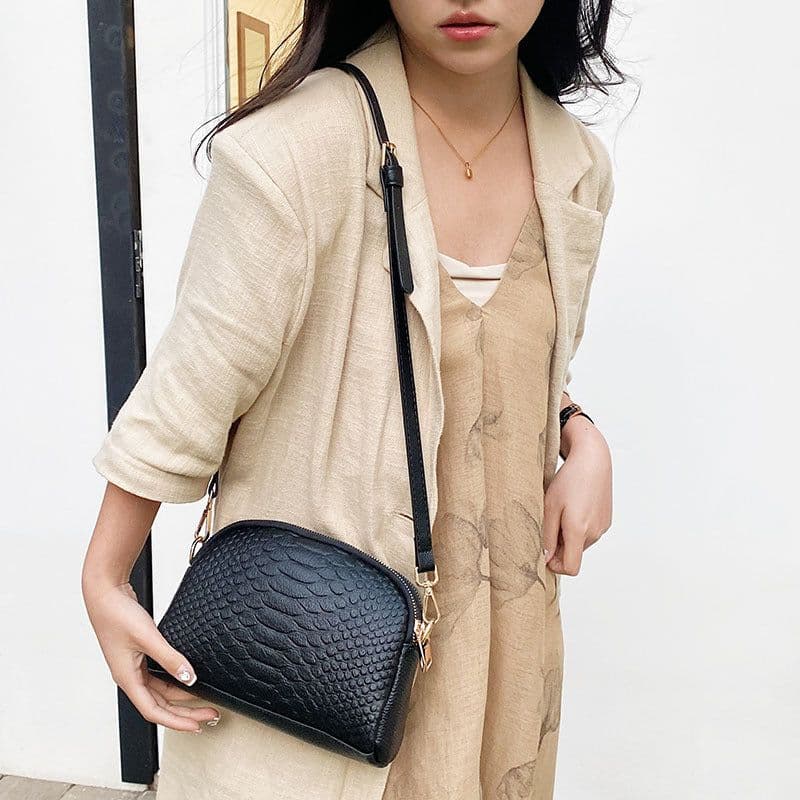 image-New Cowhide Women Bag High Quality One Shoulder Crossbody Fashion