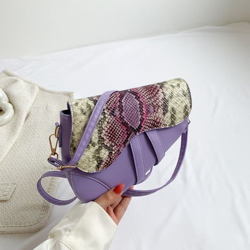 image-Women's Shoulder Bag Casual Western Style Saddle Bag