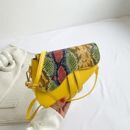 image-Women's Shoulder Bag Casual Western Style Saddle Bag