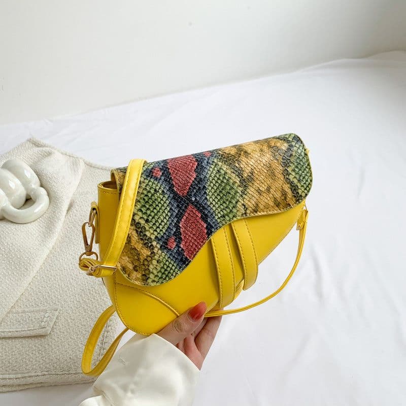 image-Women's Shoulder Bag Casual Western Style Saddle Bag