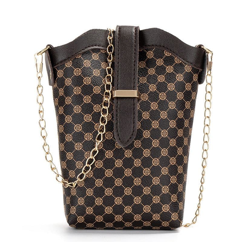 image-Mini Bucket Fashion All-match Crossbody Cell Phone Small Bag