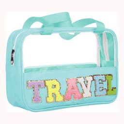 image-Large Capacity Portable Translucent Women's Cosmetic Bag