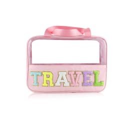 image-Large Capacity Portable Translucent Women's Cosmetic Bag