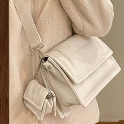 image-Large Capacity Stacked Shoulder Crossbody Underarm Sports Bag