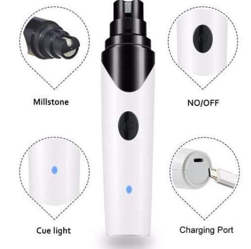 image-Pet Dog Cat Pencil Sharpener, Electric Nail Clippers Cleaning Nail Clippers