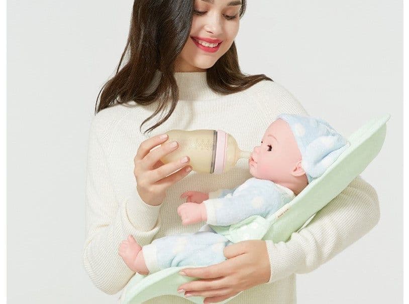 image-Neonatal anti-emetic nursing pillow breathable cross pillow holding baby feeding artifact cross embracing pulling baby''s breast-feeding pillow