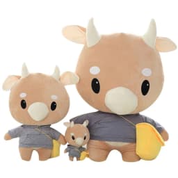 image-Why did Secretary Jin do the same kind of hard-working cow doll plush toy large cartoon pillow doll birthday gift
