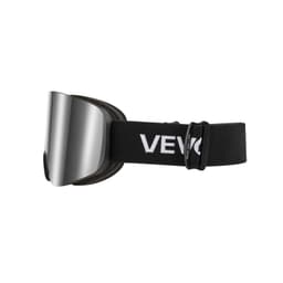 image-VEVOR Frameless Ski Goggles, Magnet Cylindrical Lens with Silver Mirror Revo Coating, OTG Anti fog Snow Goggles for Men Women, TPU Frame & Ventilation Structure, Fit for Skiing, Skating, Snowboarding