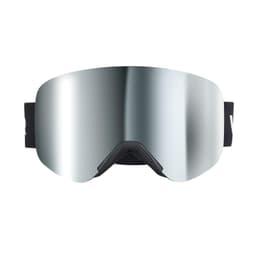 image-VEVOR Frameless Ski Goggles, Magnet Cylindrical Lens with Silver Mirror Revo Coating, OTG Anti fog Snow Goggles for Men Women, TPU Frame & Ventilation Structure, Fit for Skiing, Skating, Snowboarding