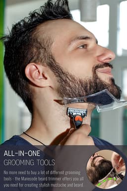 image-Cross-border e-commerce beard and beard styling template beard shaping tool No. 6 Amazon hot style