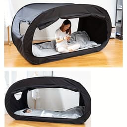 image-Foldable Tent Bed High Privacy Indoor Outdoor Shelter