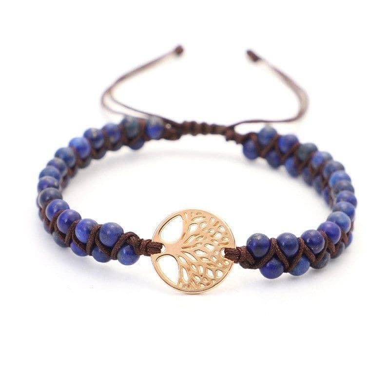 image-Woven Twine Double Tree of Life Yoga Bracelet