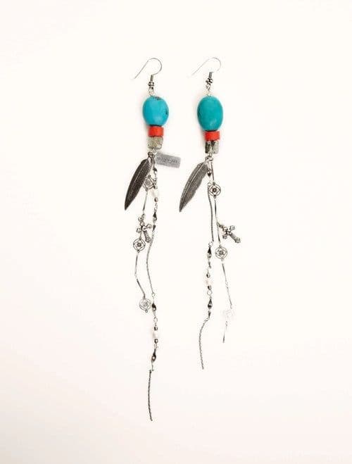 image-Turquoise Earrings | Turquoise Gemstone Earrings | Turquoise Jewelry |
