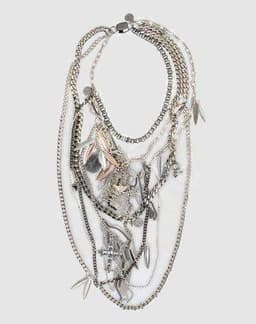 image-Statement Necklace with Charms and Swarovski Crystals