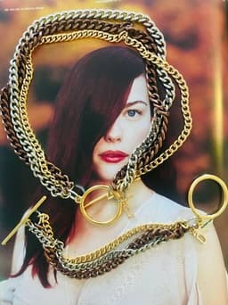 image-Multi Color Curb Chain Necklace and Bracelet.