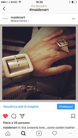 image-True Leather Belt Cuffs
