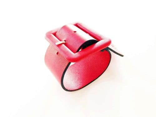 image-True Leather Belt Cuffs