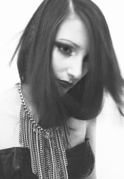 image-Chain fringe necklace with antique silver ad brass chains, studs,