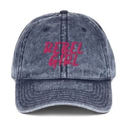 image-REBEL GIRL Vintage Cotton Twill Cap