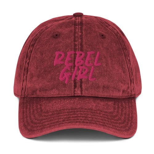 image-REBEL GIRL Vintage Cotton Twill Cap