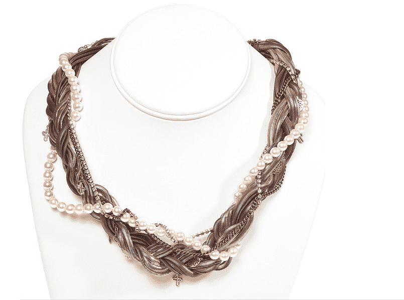image-Rosegold sand Necklace - Collana | Maiden-Art Boutique