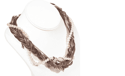 image-Rosegold sand Necklace - Collana | Maiden-Art Boutique