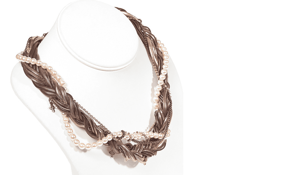 image-Rosegold sand Necklace - Collana | Maiden-Art Boutique