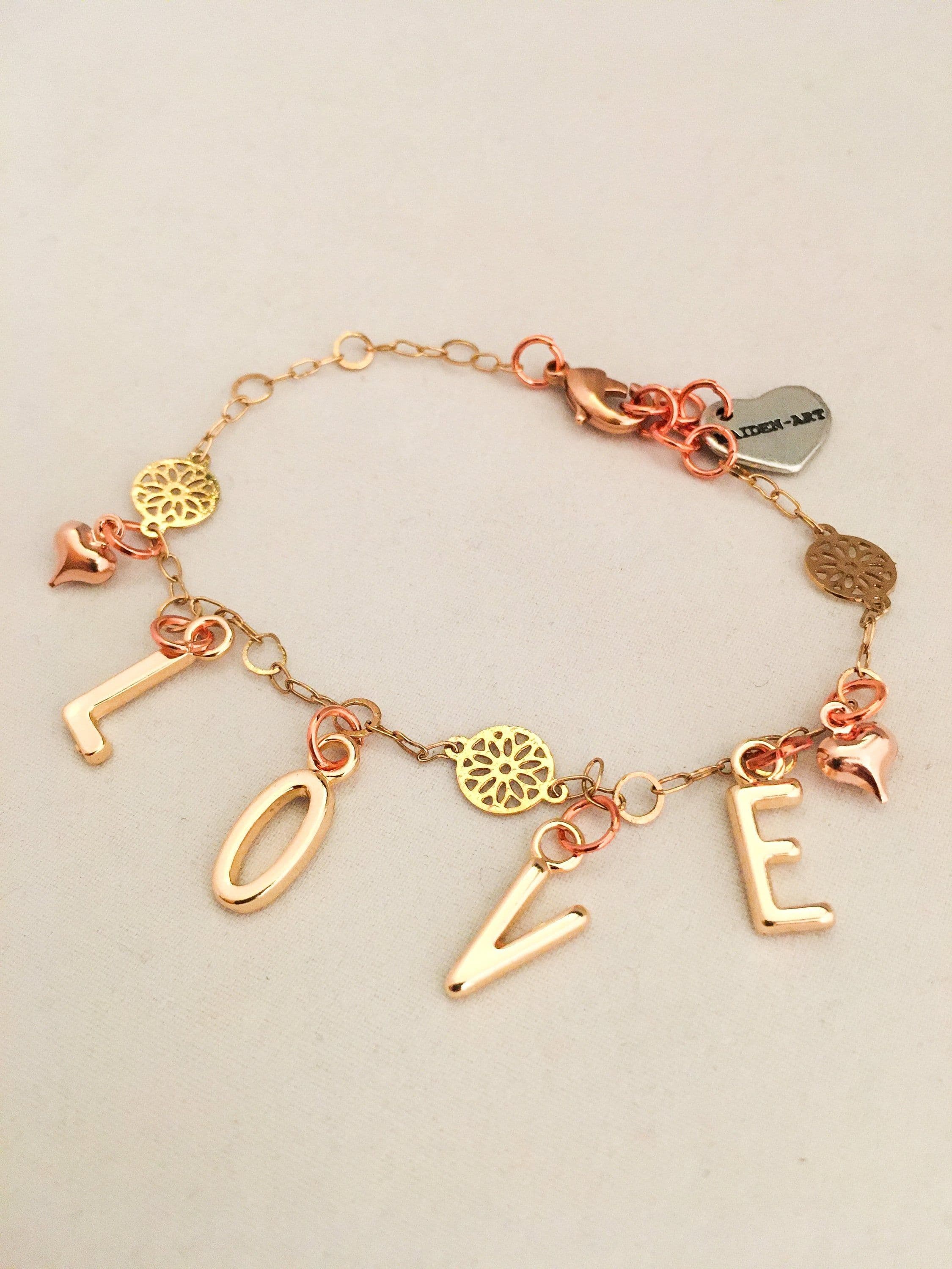 image-Letter Bracelet Personalized for Women. Name Bracelet.