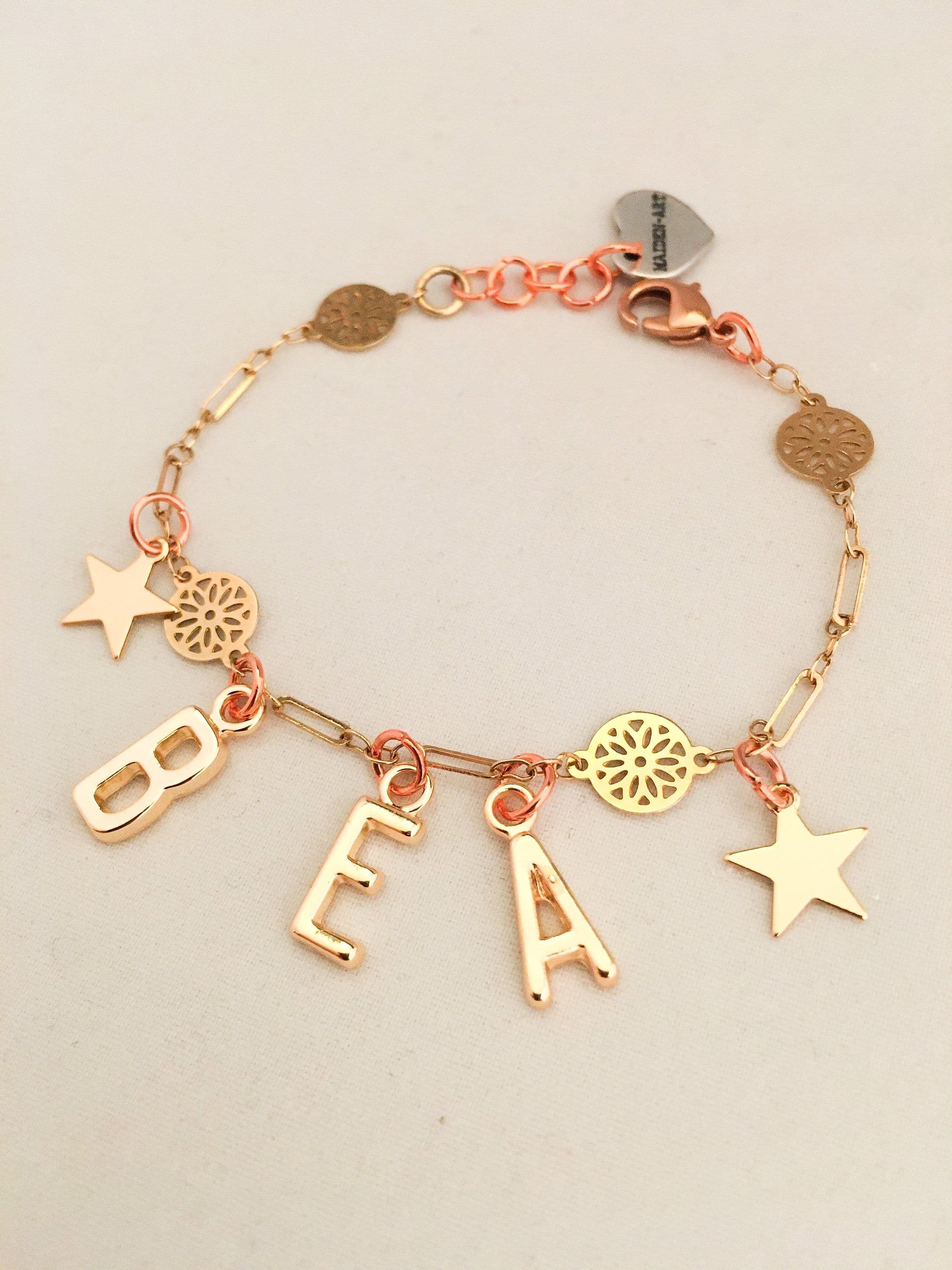 image-Letter Bracelet Personalized for Women. Name Bracelet.