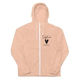 image-Self Love Unisex lightweight zip up windbreaker