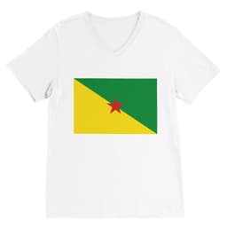 image-T-shirt unisexe premium col en V