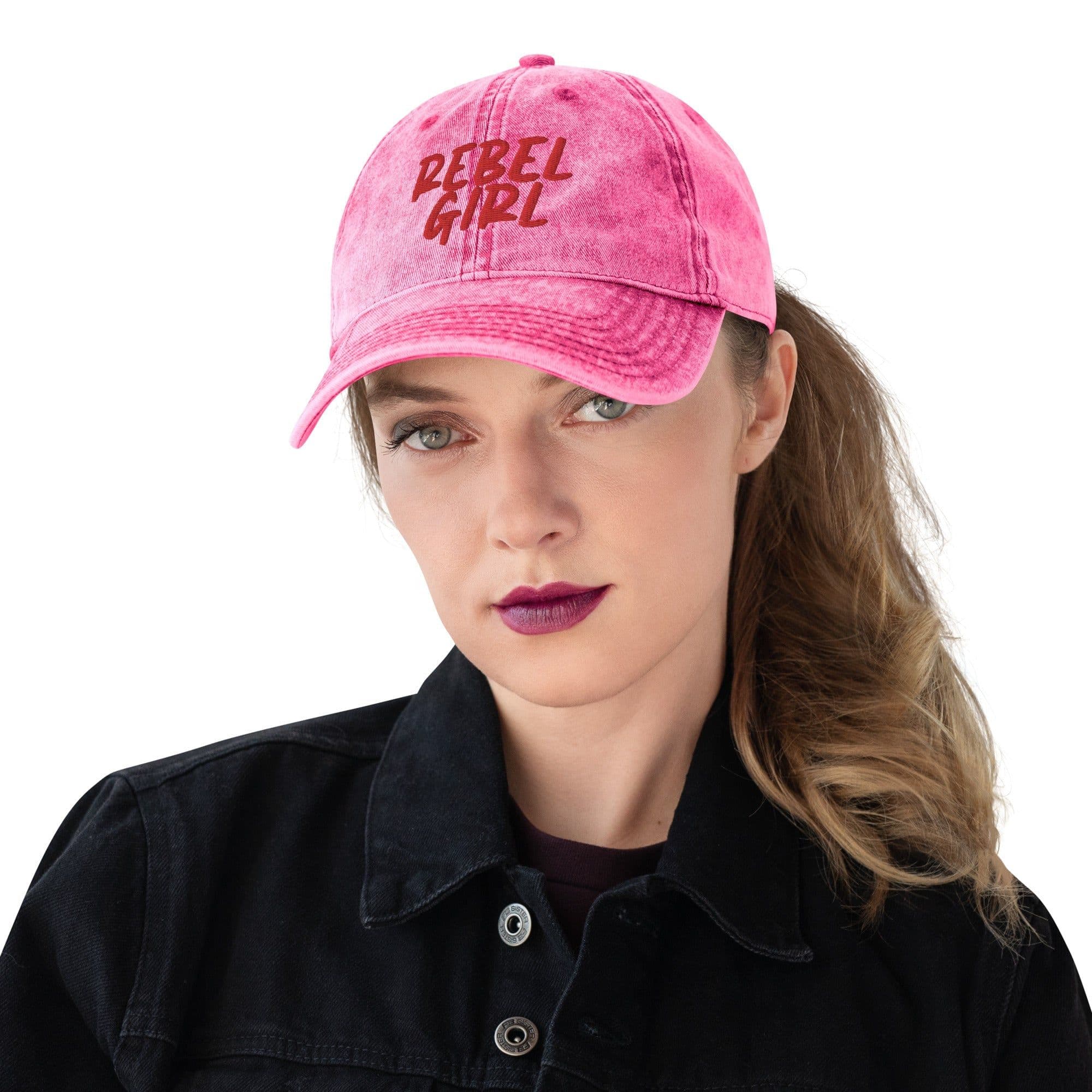 image-REBEL GIRL Vintage Cotton Twill Cap