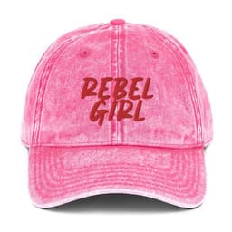 image-REBEL GIRL Vintage Cotton Twill Cap
