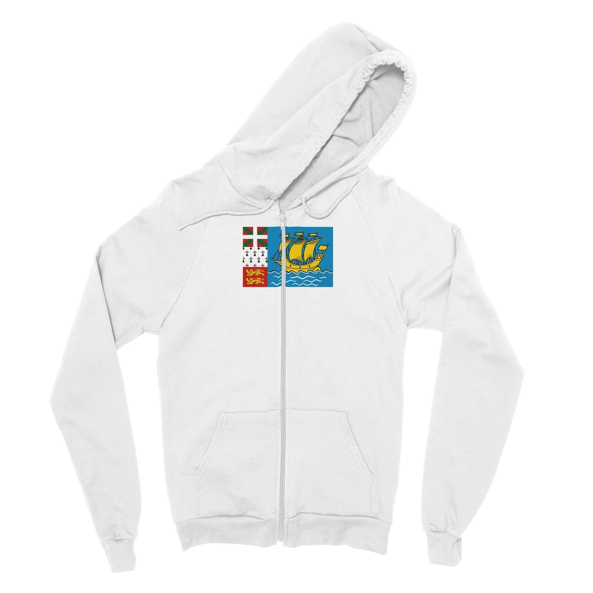 image-Drapeau de Saint-Pierre-et-Miquelon - Sweat à capuche unisexe