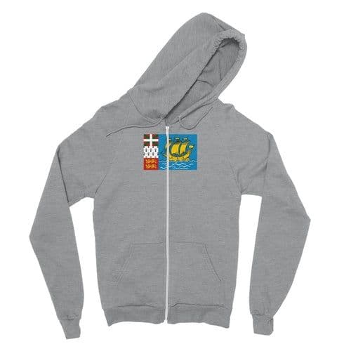 image-Drapeau de Saint-Pierre-et-Miquelon - Sweat à capuche unisexe