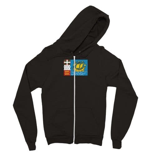 image-Drapeau de Saint-Pierre-et-Miquelon - Sweat à capuche unisexe