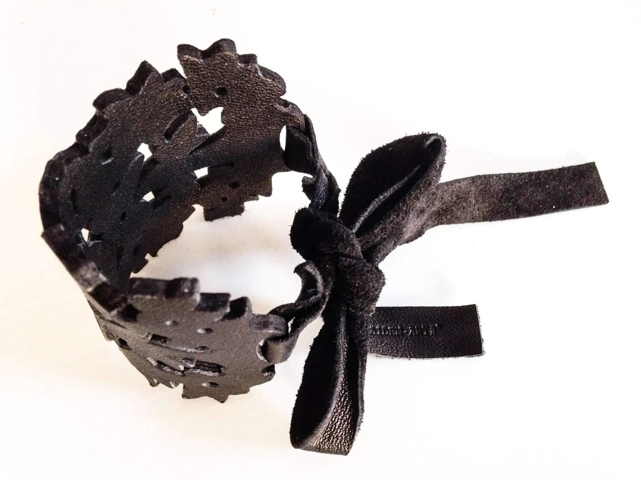image-Lace True Leather Bracelet